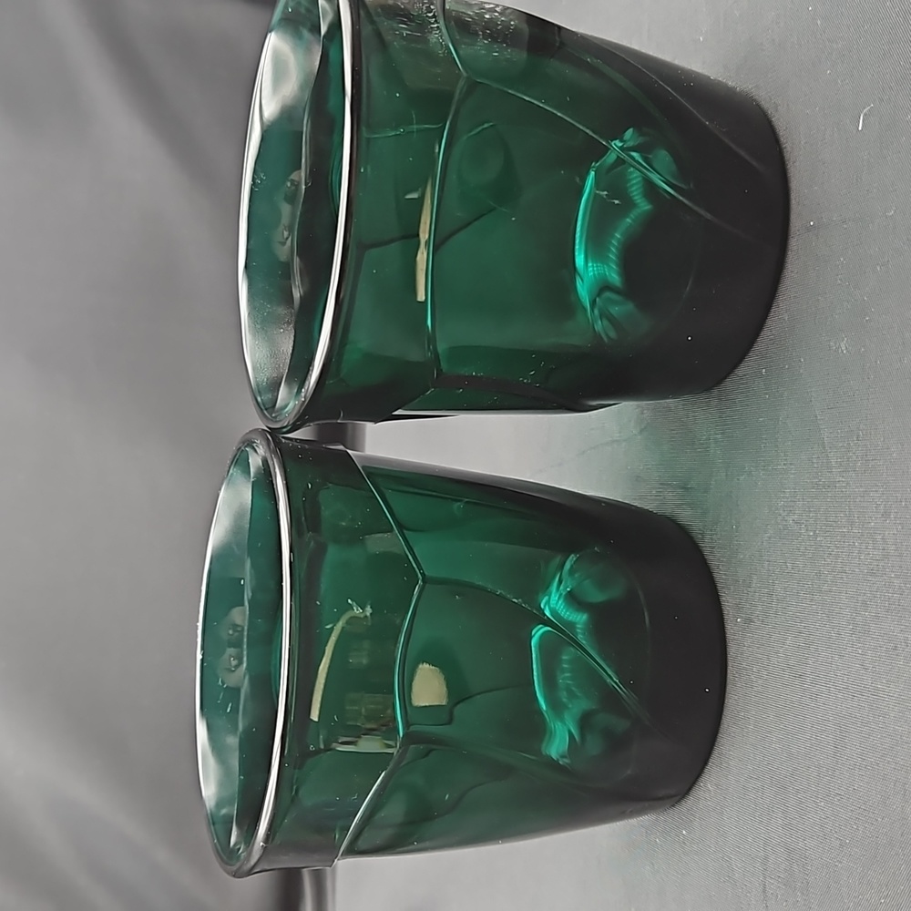 3 Noritake Sweet Swirl Evergreen tumblers